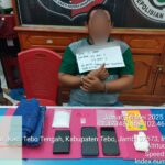 Satresnarkoba Polres Tebo Tangkap Pengedar Sabu, Amankan Barang Bukti Seberat 82,93 Gram